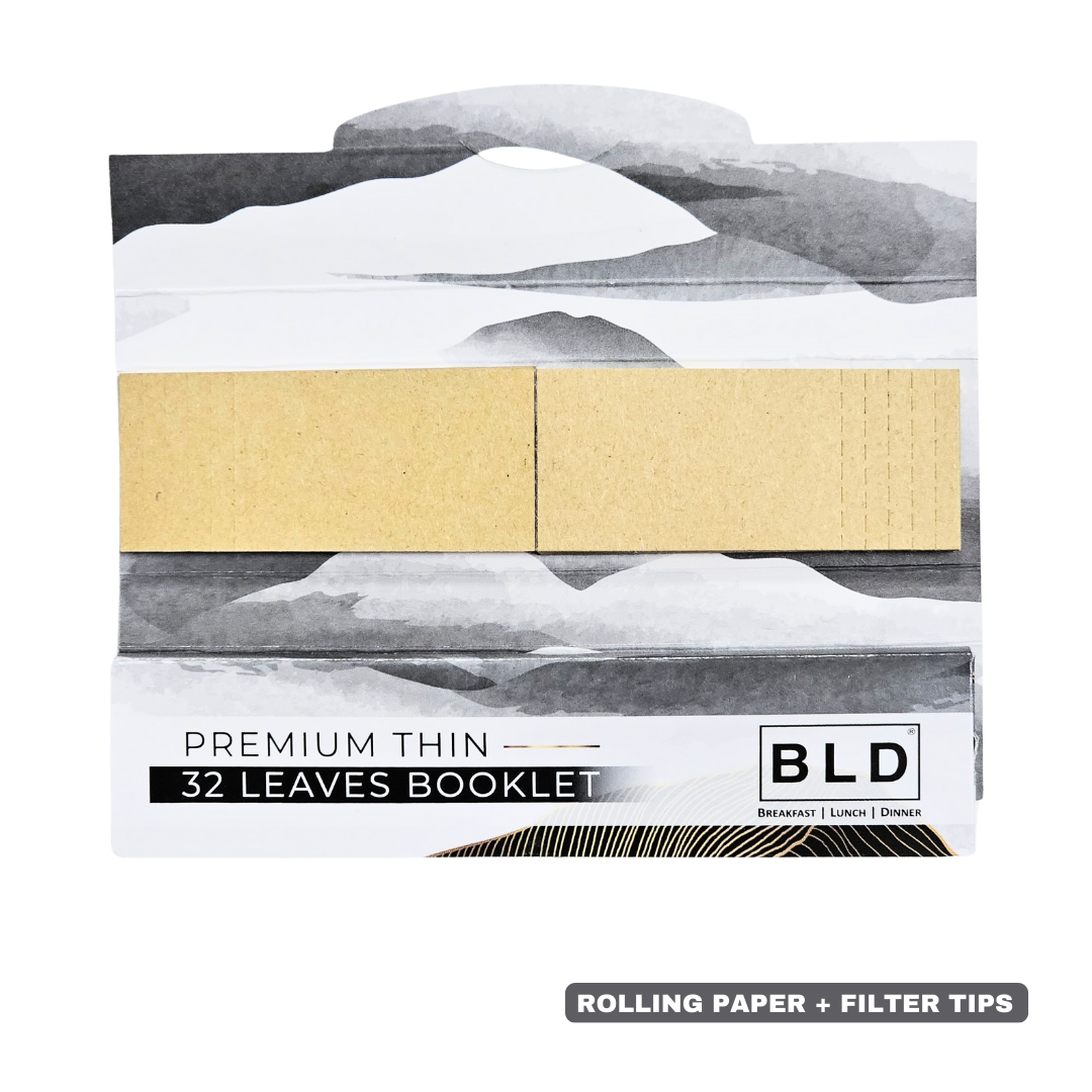 BLD Rolling Paper Booklet - With Tips