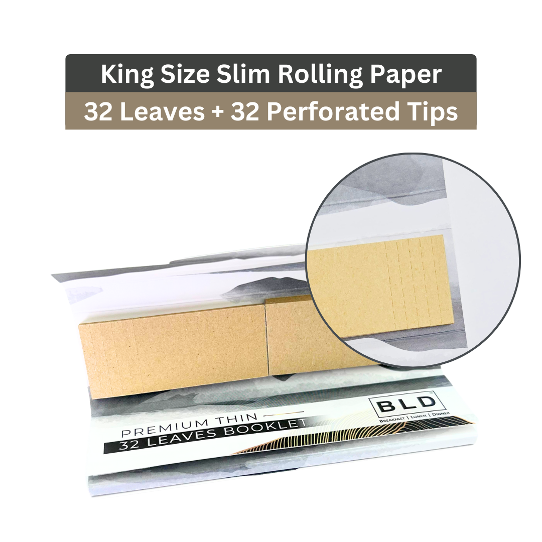 BLD Rolling Paper Booklet - With Tips