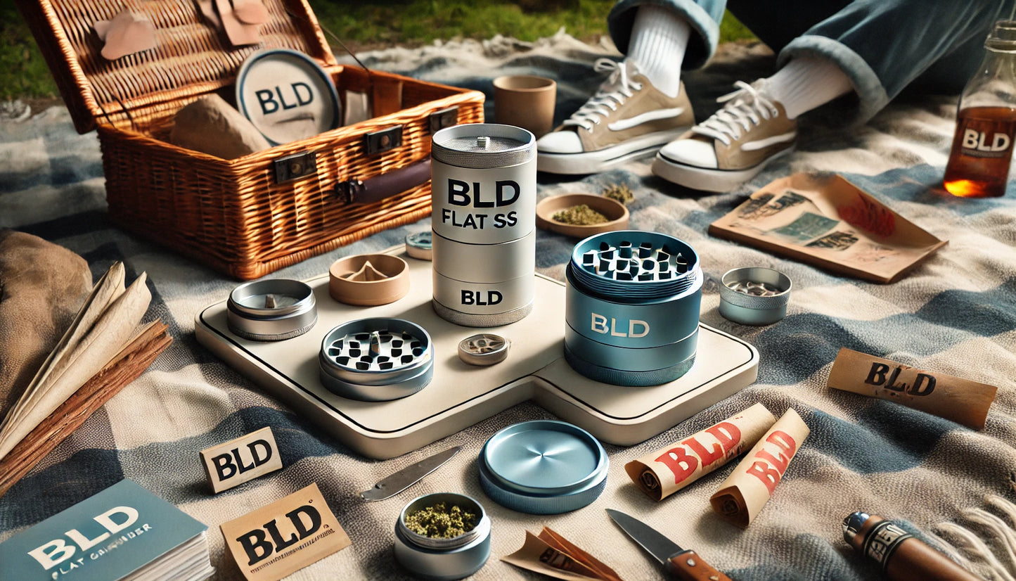BLD Flat Aluminium Grinder